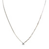 Collier d'occasion or 750 blanc diamant 42 cm - vue V1