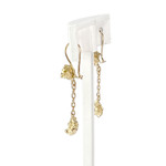 Boucles d'oreilles d'occasion or 750 - vue 2