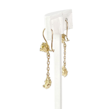 Precious earrings, gold 750