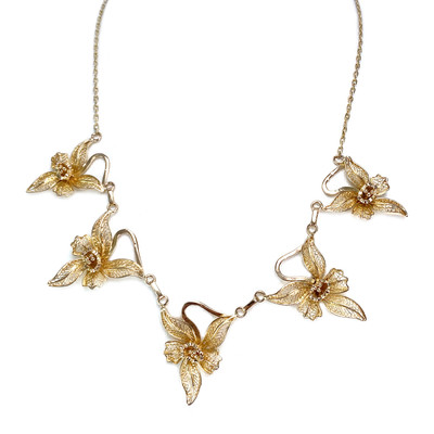 Collier d'occasion or 750 fantaisie