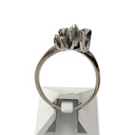 Bague d'occasion or 750 blanc diamants - vue 3