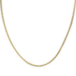 Collier d'occasion or 750 maille tressée - vue 1