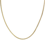 Collier d'occasion or 750 maille tressée