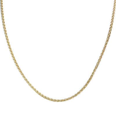 Collier d'occasion or 750 maille tressée - vue 1