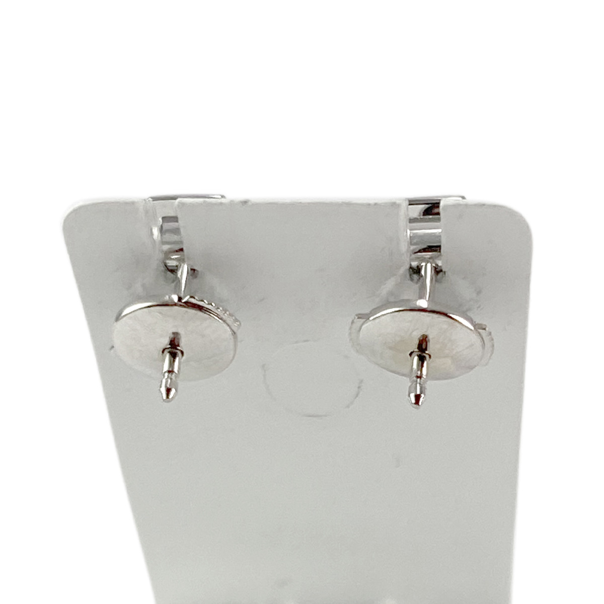 Boucles d'oreilles VAN BRILL or 750 blanc diamant - vue 3