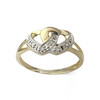 Bague d'occasion or 750 diamants - vue V1