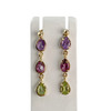 Boucles d'oreilles d'occasion or 750 pierres - vue V1