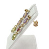 Boucles d'oreilles d'occasion or 750 pierres - vue V2