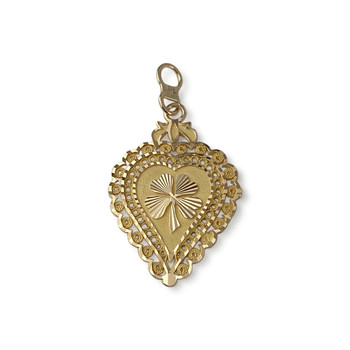 Pendentif d'occasion or 375 trefle