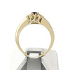 Bague d'occasion or 750 saphir et diamants - vue V3