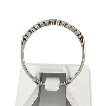 Bague d'occasion or 375 blanc diamants