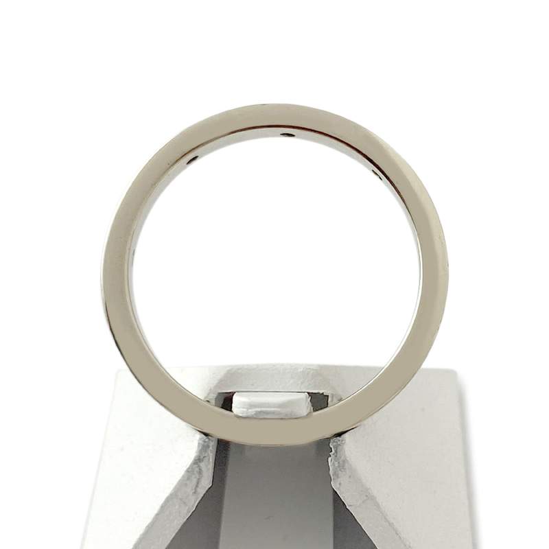 Bague d'occasion or 375 blanc diamants - vue 3