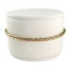 Bracelet d'occasion or 750 jaune maille palmier 19.5cm - vue V1