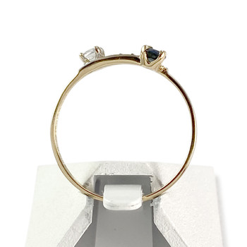 Bague d'occasion or 750 jaune saphir zirconias