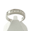 Bague d'occasion or 750 blanc diamants - vue V1