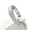 Bague d'occasion or 750 blanc diamants - vue V2