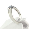 Bague d'occasion or 375 blanc saphir - vue V2