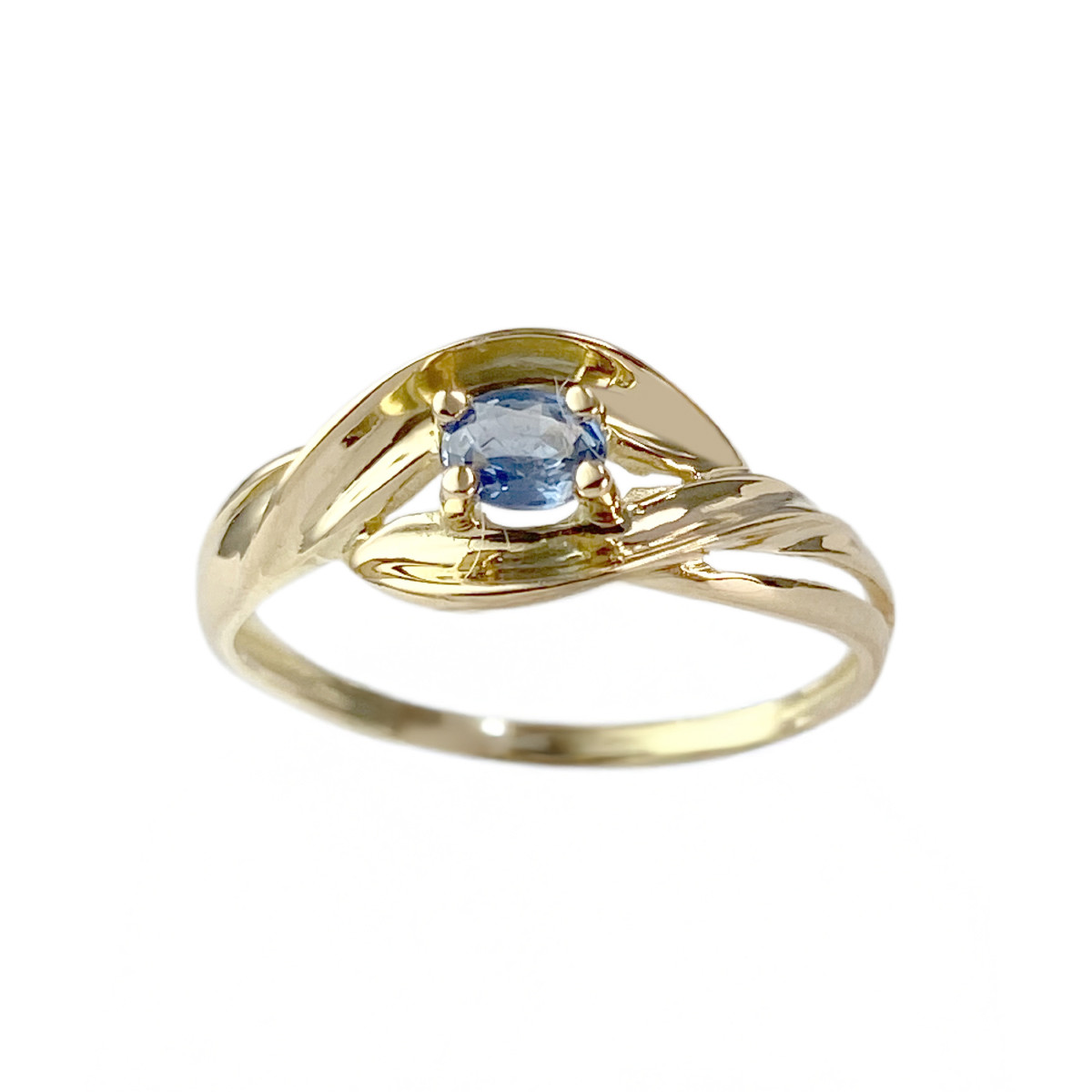 Bague d'occasion or 750 jaune saphir