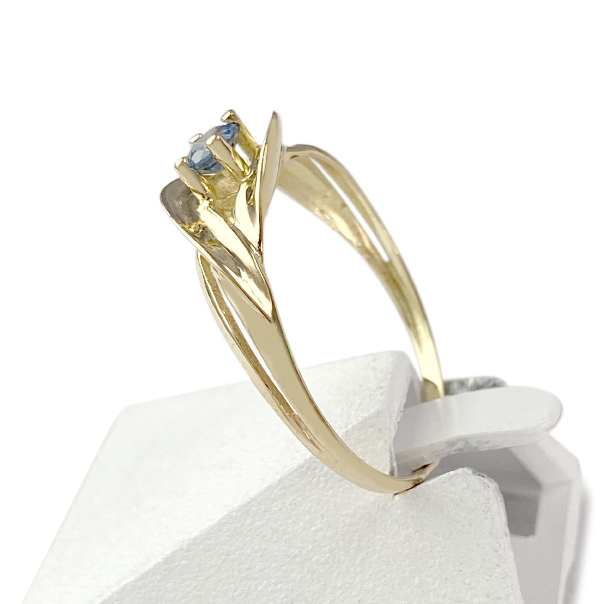 Bague d'occasion or 750 jaune saphir - vue 2