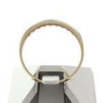 Bague d'occasion or 750 jaune diamants - vue 3