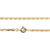 Collier d'occasion or 750 jaune maille forçat 50cm - vue V3