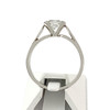 Solitaire d'occasion or 750 blanc diamant 0.50 carat - vue V3