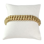 Bracelet d'occasion or 750 jaune maille américaine 19.5 cm - vue 1