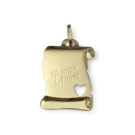 Pendentif d'occasion or 750 jaune