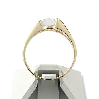 Bague d'occasion or 750 jaune zirconia