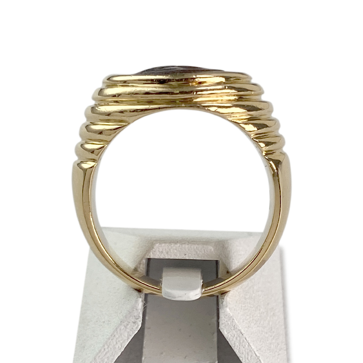 Bague Bulgari d'occasion or 750 jaune et bronze - vue 3