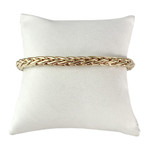 Bracelet d'occasion or 750 jaune maille palmier 19 cm - vue 1