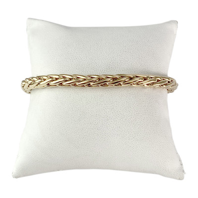 Bracelet d'occasion or 750 jaune maille palmier 19 cm - vue 1