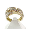 Bague VAN CLEEF d'occasion or 750 jaune diamants - vue V1