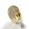 Bague VAN CLEEF d'occasion or 750 jaune diamants - vue V2