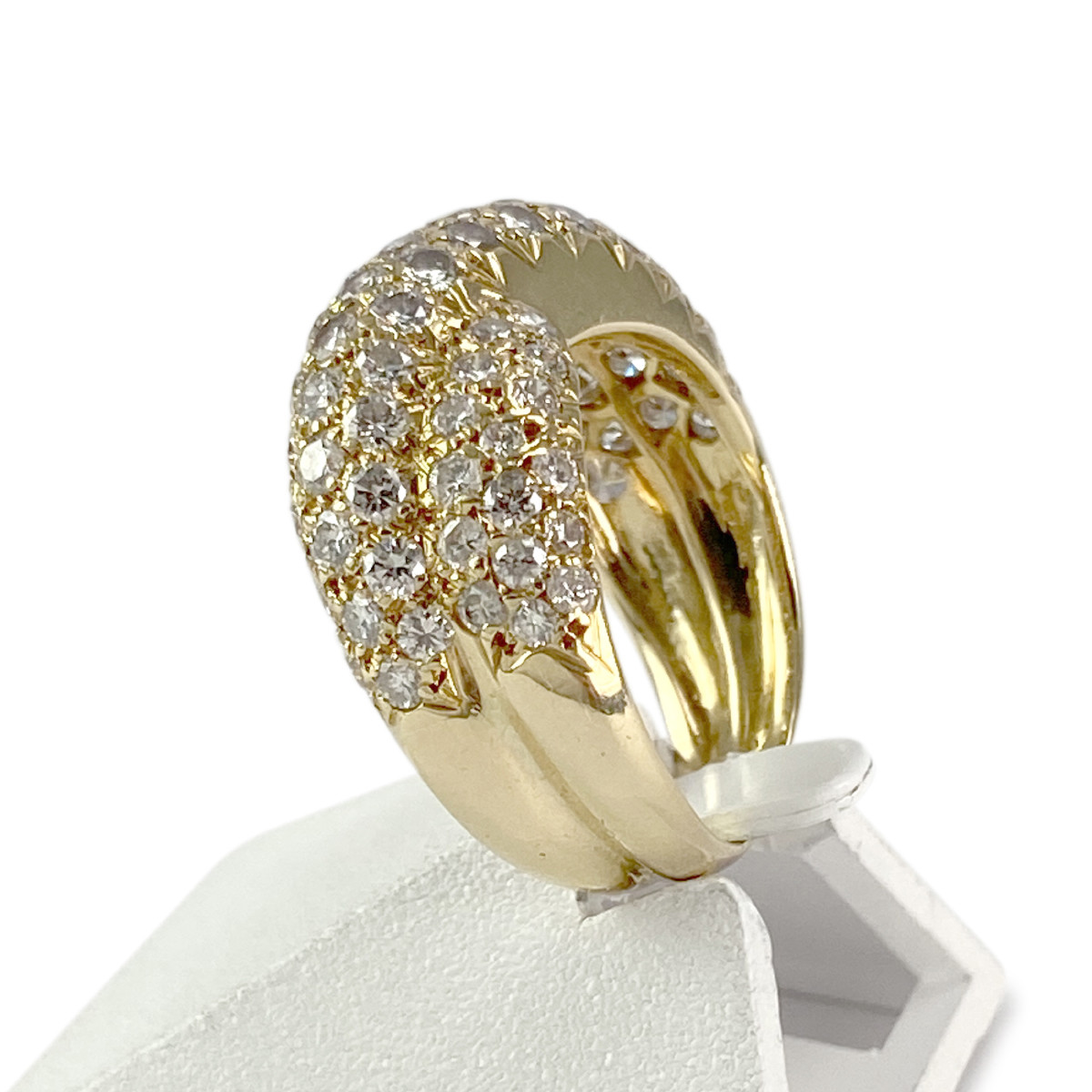 Bague VAN CLEEF d'occasion or 750 jaune diamants - vue 2