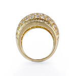 Bague Cartier Nigeria d'occasion or 750 jaune diamants - vue 3