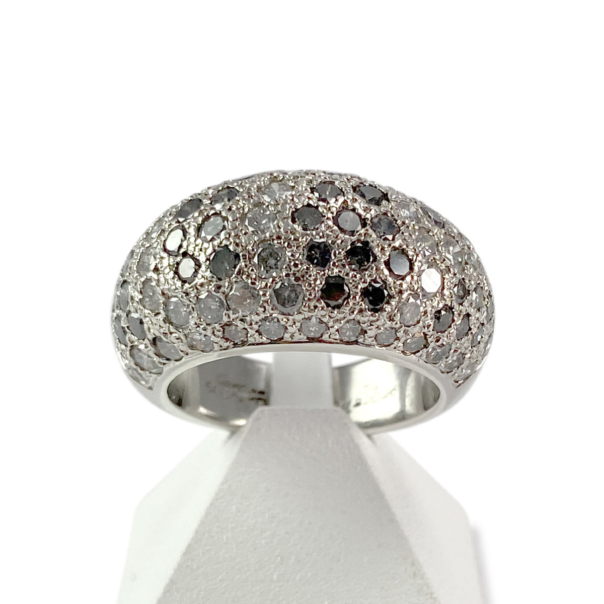 Bague Cartier d'occasion or 750 blanc diamants