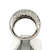 Bague Cartier d'occasion or 750 blanc diamants - vue V3