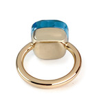 Bague Pomellato d'occasion or 750 rose topaze - vue 3