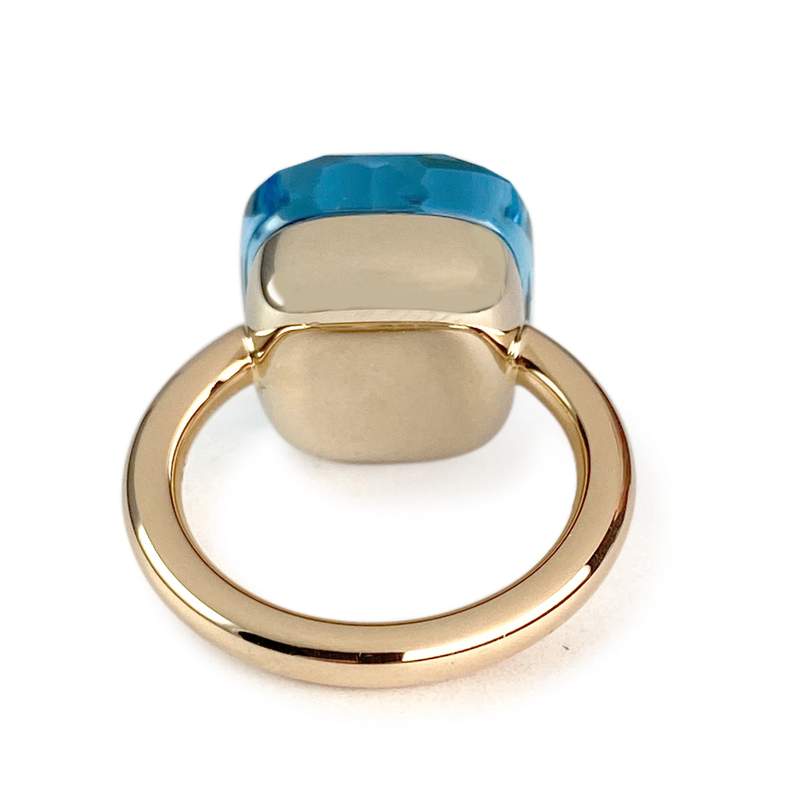 Bague Pomellato d'occasion or 750 rose topaze - vue 3