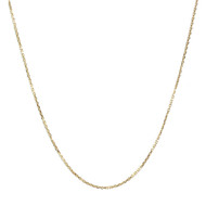Chaine d'occasion or 750 jaune maille forçat 65 cm