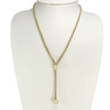 Collier d'occasion or 750 jaune maille fantaisie 50 cm - vue V2