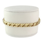 Bracelet d'occasion or 750 maille anglaise 19,5 cm - vue 1