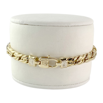 Bracelet d'occasion or 750 maille anglaise 19,5 cm