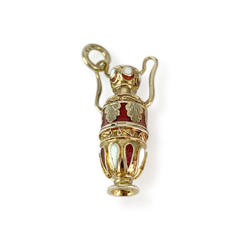 Pendentif d'occasion or 585 jaune laque