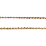 Collier d'occasion or 750 jaune maille alternée 45,5 cm - vue 3