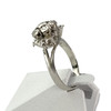 Bague d'occasion or 750 blanc diamants - vue V2