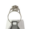 Bague d'occasion or 750 blanc diamants - vue V3