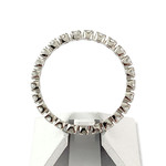 Bague d'occasion tour complet or 750 blanc diamants - vue 3