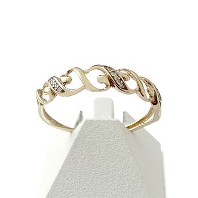 Bague d'occasion 2ors 375 diamants - vue 1